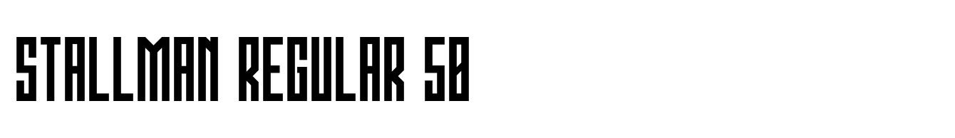 Stallman Regular 50